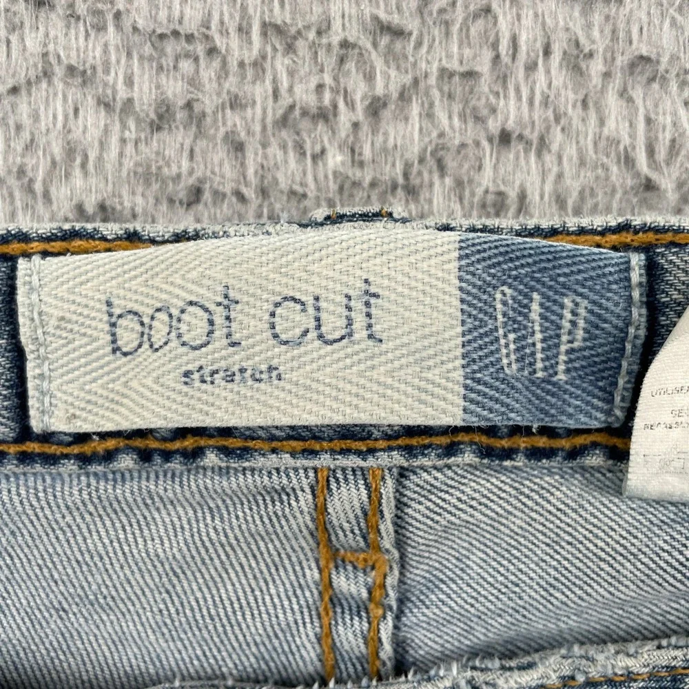 Gap Jeans Women 14 Blue Boot Cut Stretch Regular Mid Rise Denim 121846-00-1